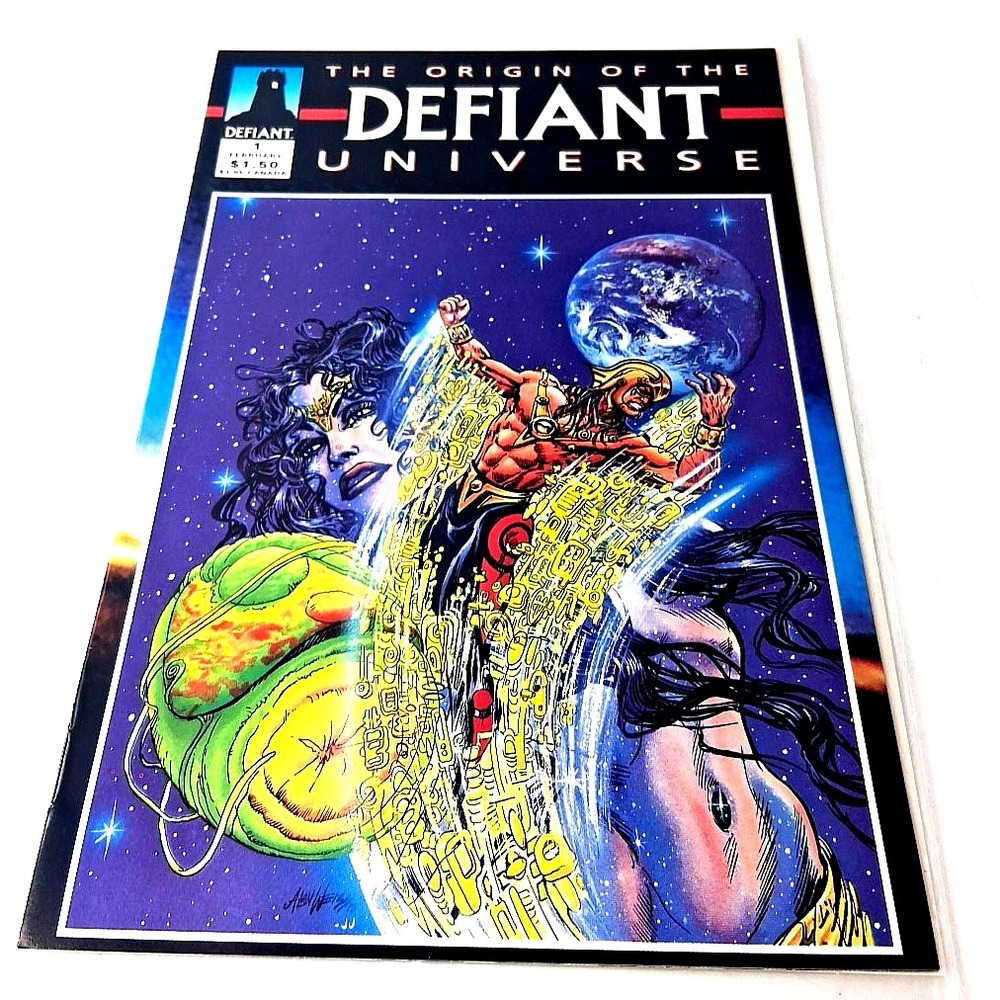 VTG 94 Defiant The Origin of the Defiant Universe 1 Jim Shooter Comic Book Rare